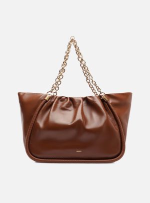 Bolsa Shopping Caramelo Couro Worn Grande
