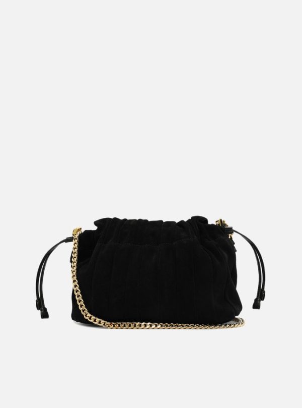Bolsa Preta Grande Alça Dourada - Imagem 2