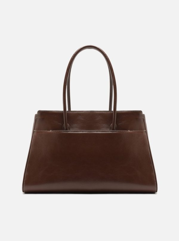 Bolsa Shopping Caramelo Couro Heritage Grande - Imagem 3