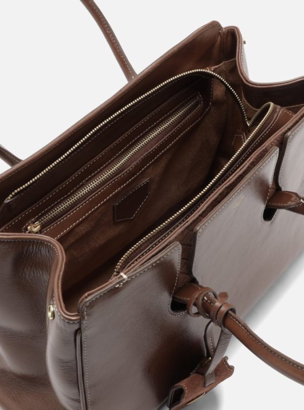 Bolsa Shopping Caramelo Couro Heritage Grande - Imagem 2