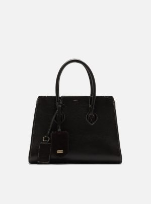 Bolsa Tote Marrom Couro Heritage Média