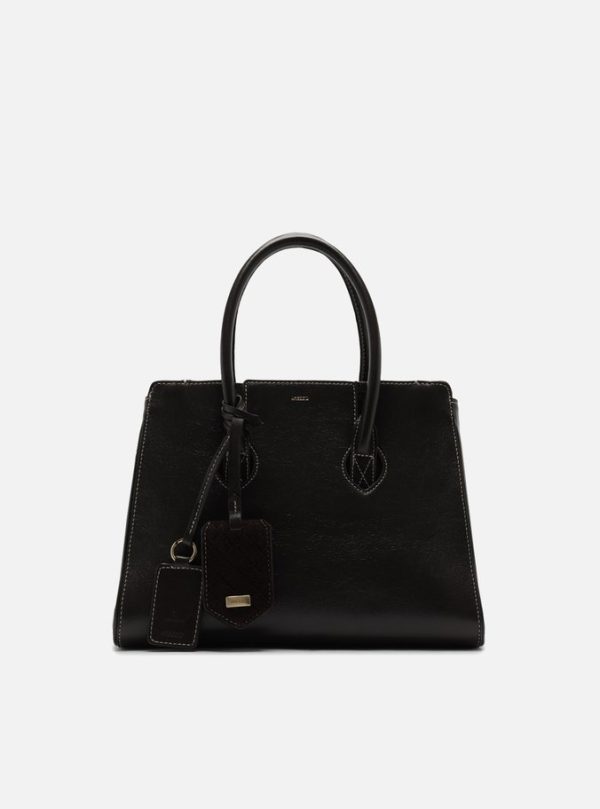 Bolsa Tote Marrom Couro Heritage Média