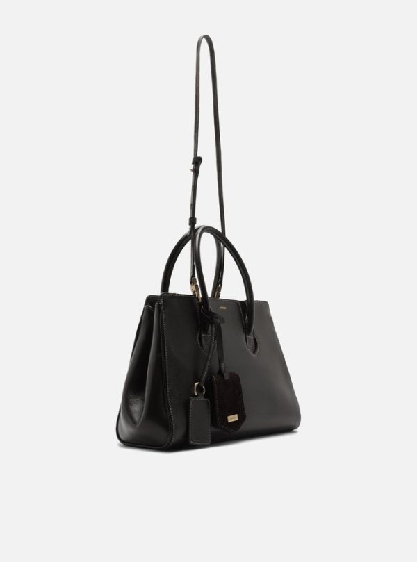 Bolsa Tote Marrom Couro Heritage Média - Imagem 3