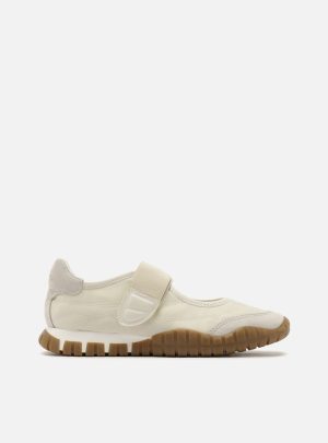 Tênis Sapatilha Off-White Suede Sola Emborrachada