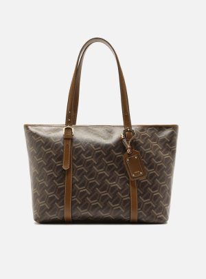 Bolsa Shopping Multineutro Couro Grande Monograma