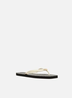 Chinelo Estampado Metal ZZ Bico Quadrado